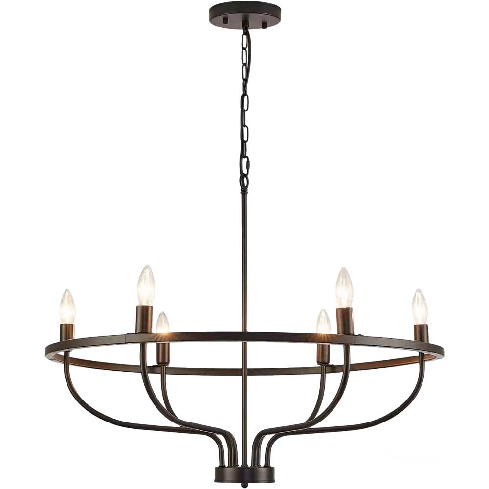 Lighting - Modern Nordic Iron Ring LED Pendant