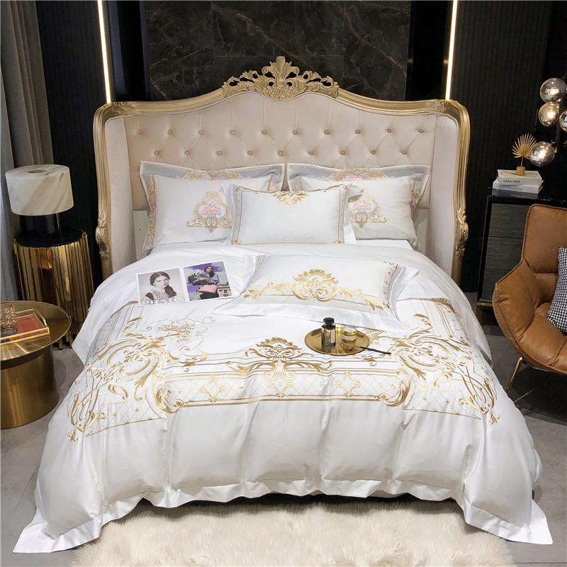 Fitted Bed Sheets Deep Pocket - Queen Super King size Bedding set