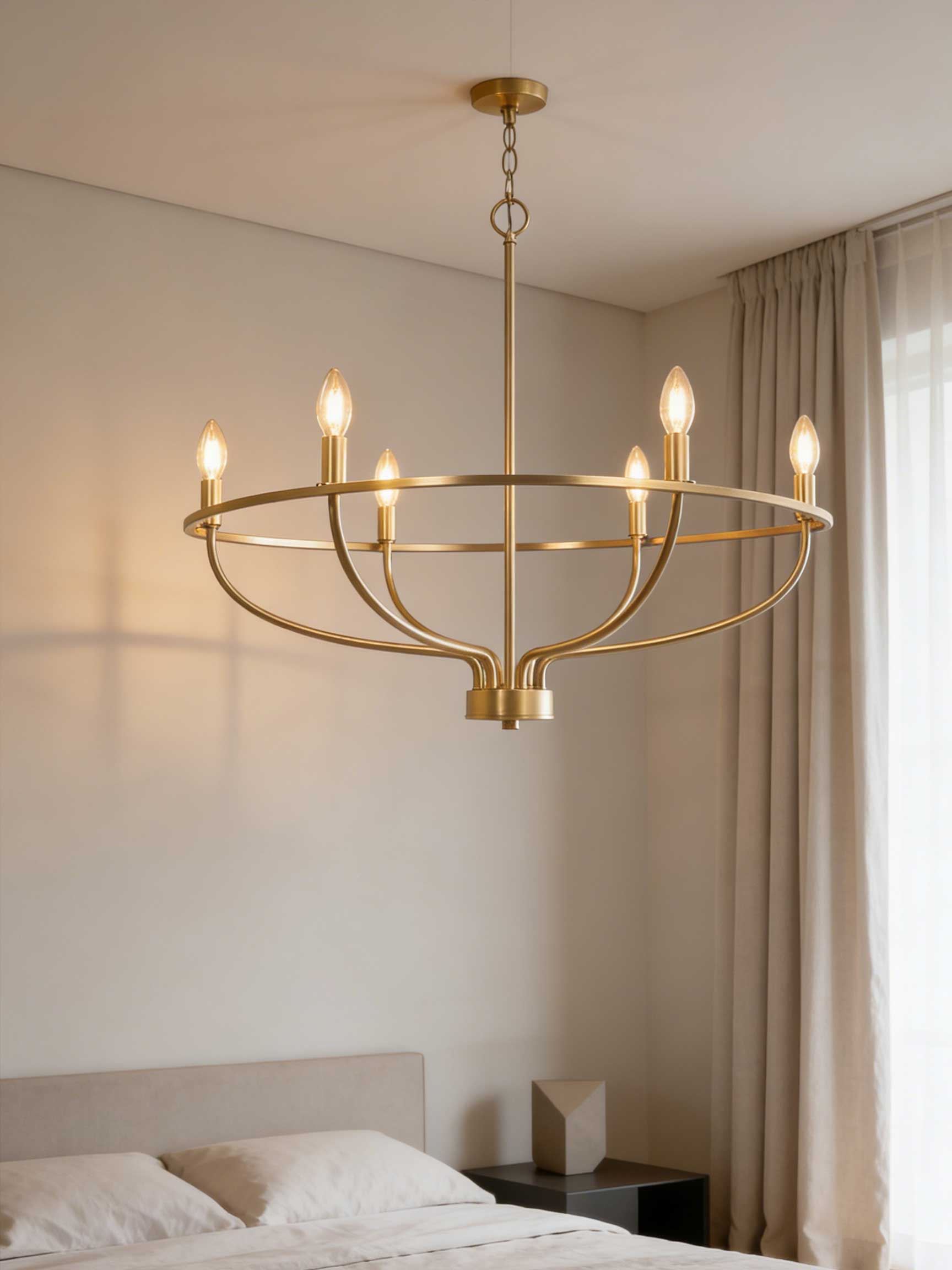 Modern Nordic Iron Ring LED Pe - огляд і ціна Lighting