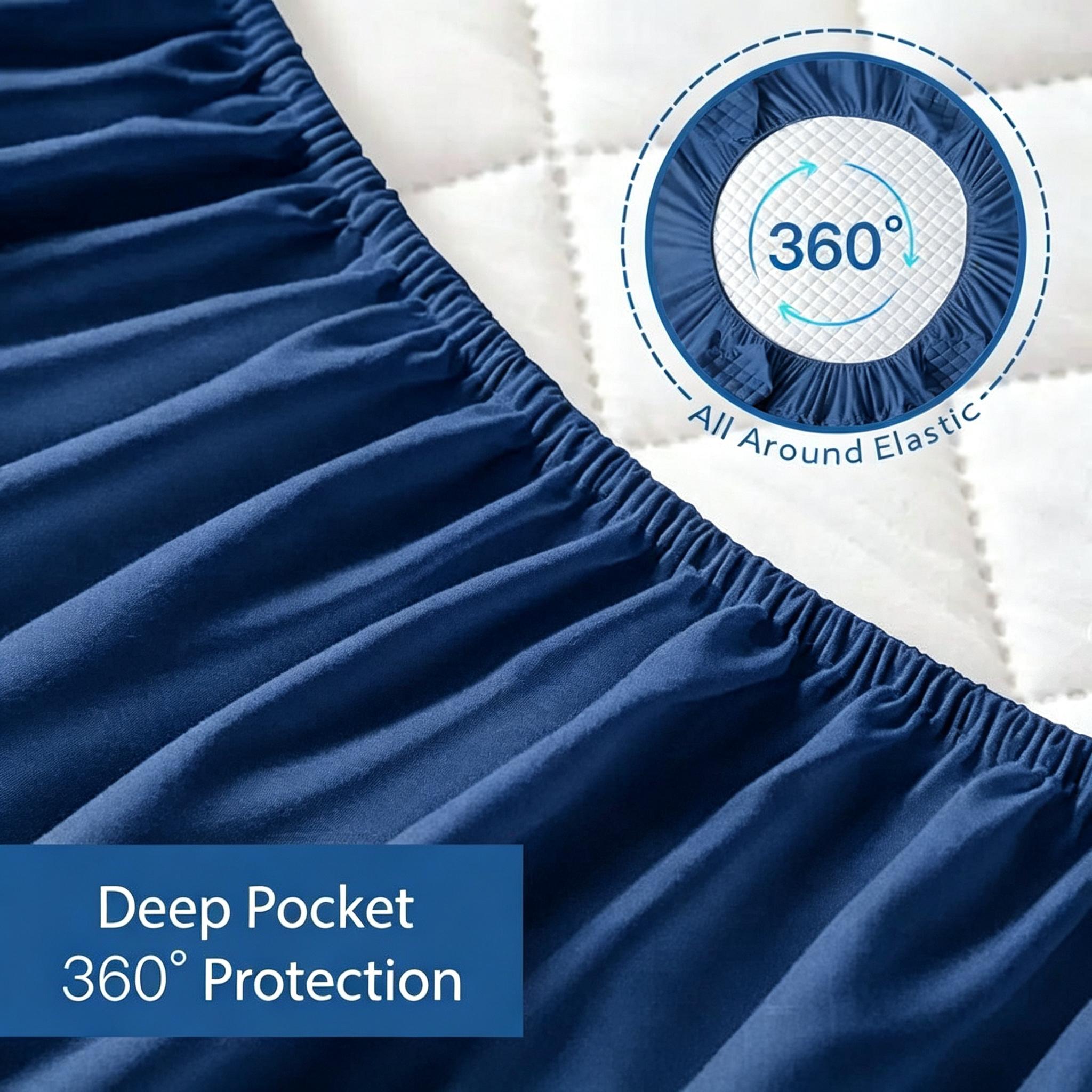 100% Waterproof Mattress Prote - огляд і ціна Waterproof Mattress Protector Breathable