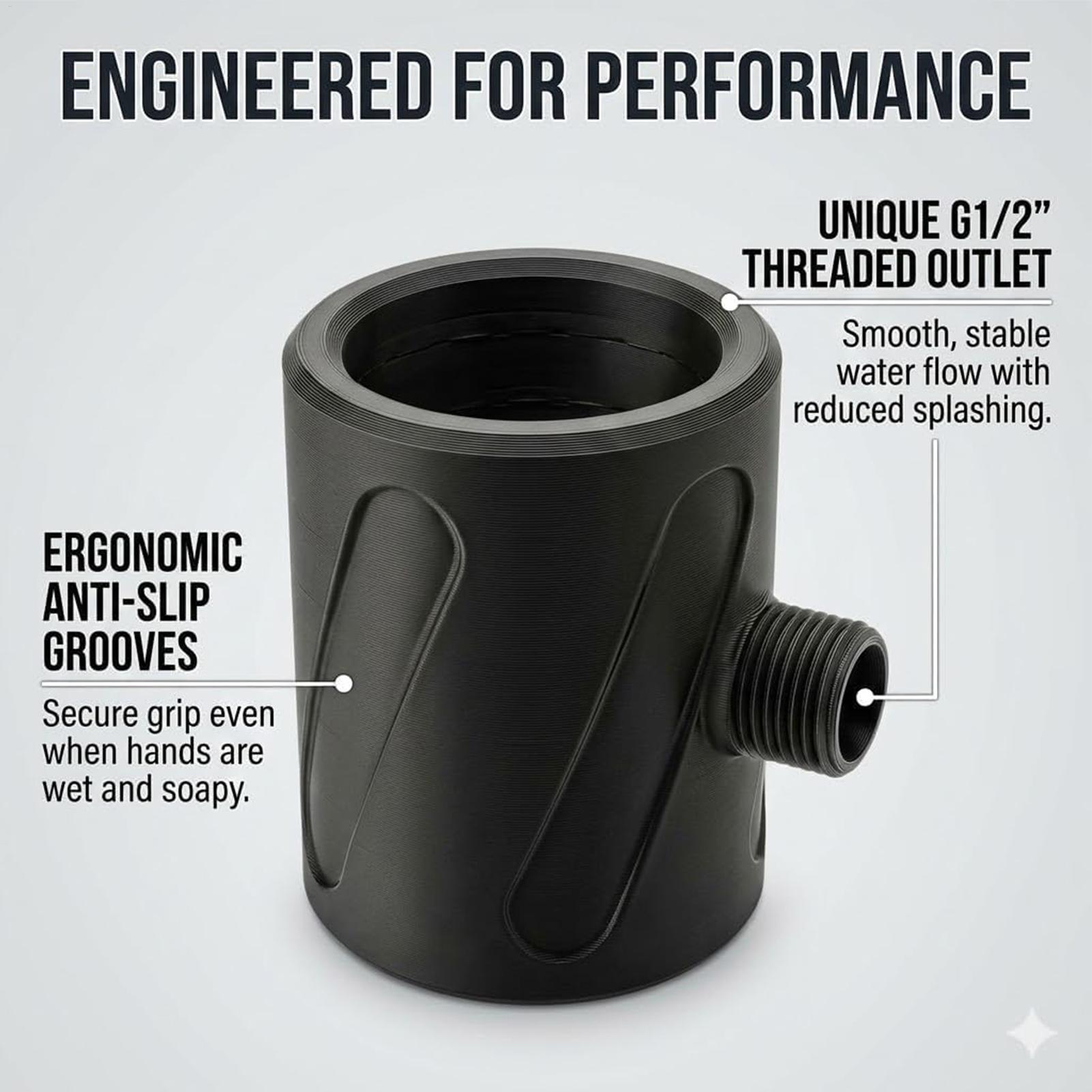 Cleaning Shower Head Coarse Ho - огляд і ціна High Pressure Shower Head Handheld