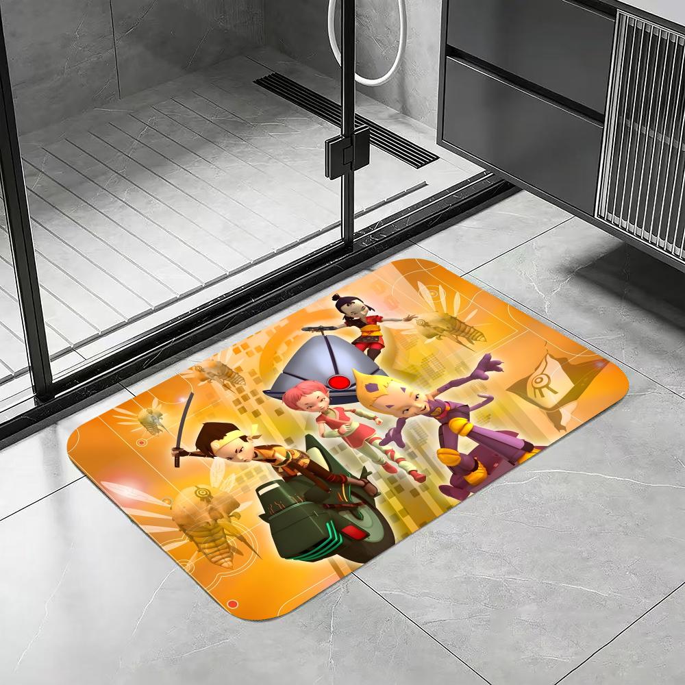 Anime C-Code L-Lyoko Floor Mat - огляд і ціна Quick Dry Diatomite Bath Mat