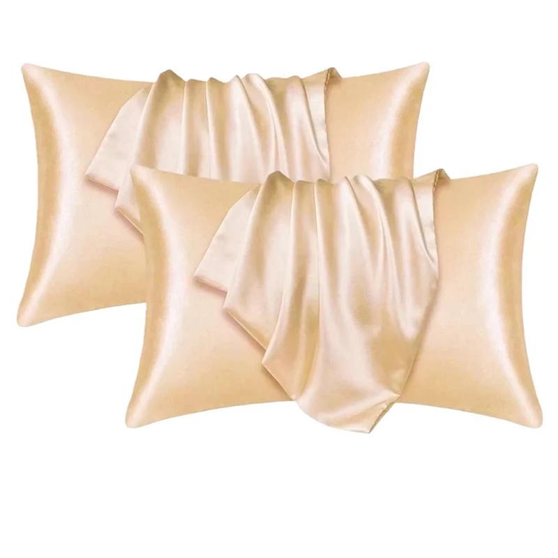 1/2pcs Satin Silk Pillowcase f - огляд і ціна Satin Silk Pillowcase Hair Skin