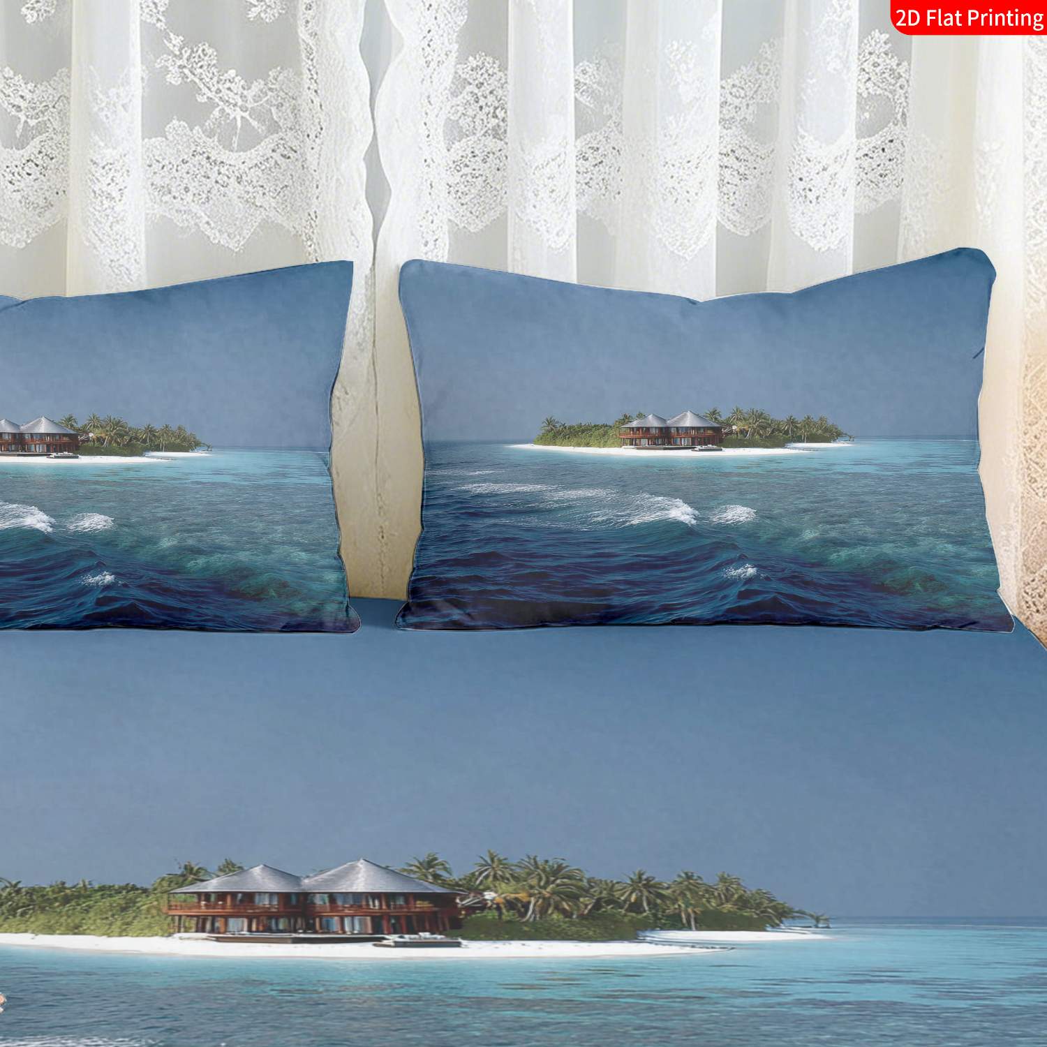 Tropical Island Bedding Set Pa - огляд і ціна Fitted Bed Sheets Deep Pocket
