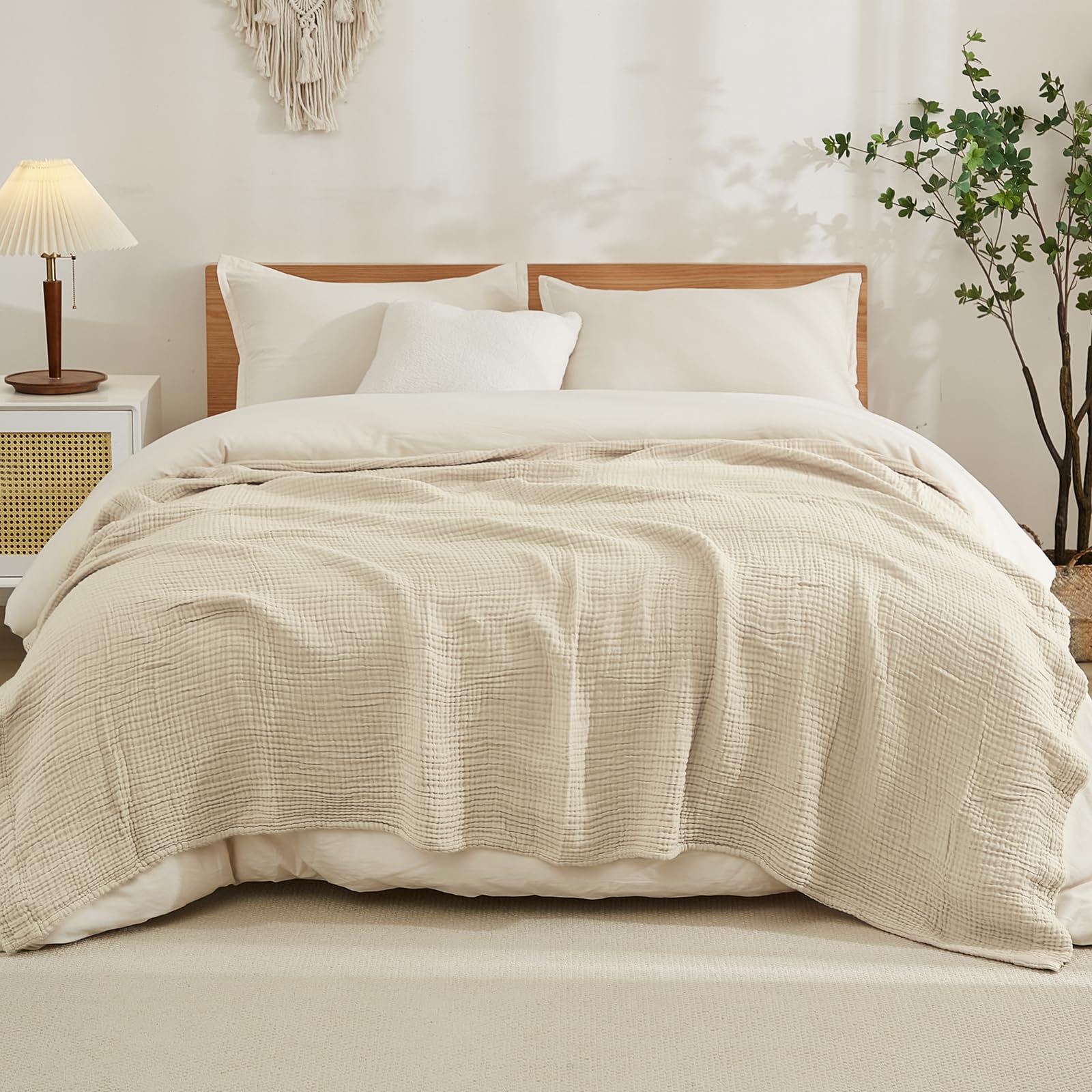 100% Cotton Blanket for Bed So - огляд і ціна Muslin Cotton Bedspread
