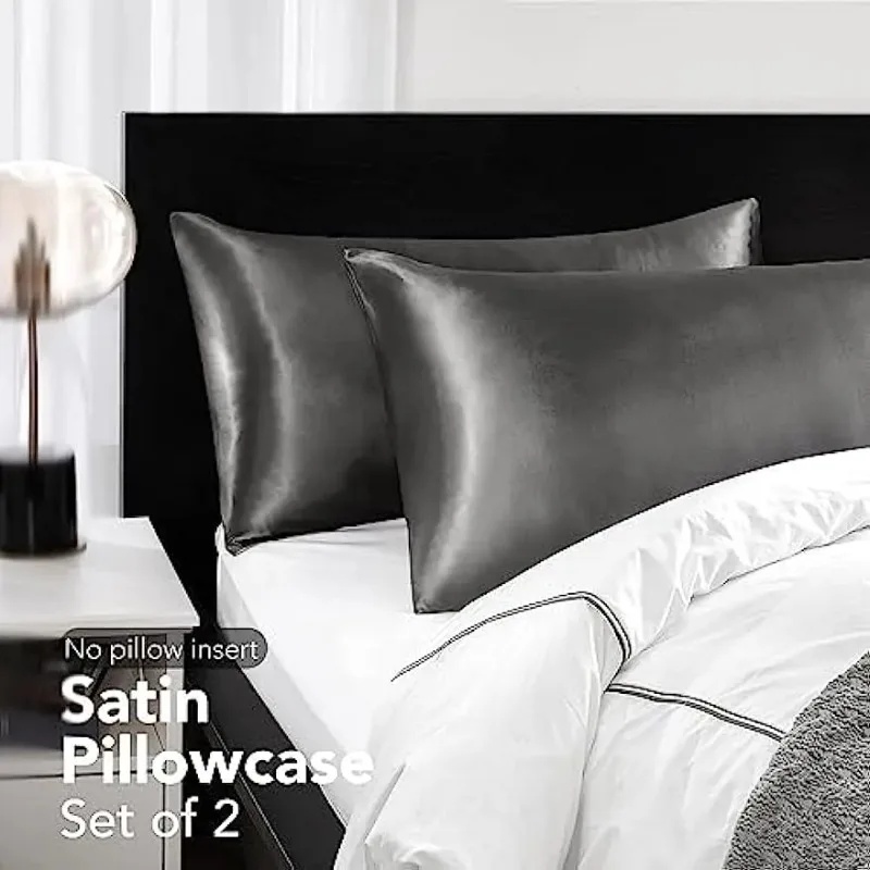 Satin Silk Pillowcase for Hair - огляд і ціна Satin Silk Pillowcase Hair Skin