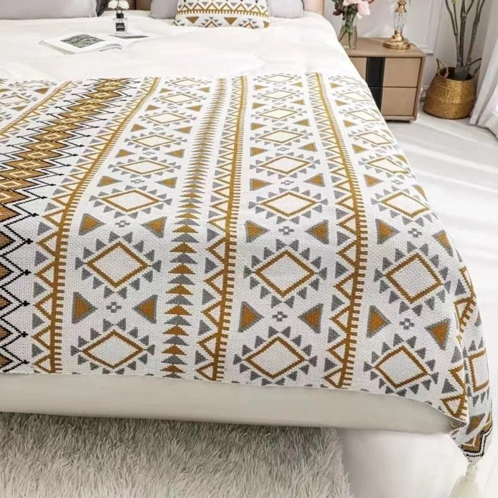 Vintage Chunky Knit Boho Throw - огляд і ціна Boho Throw Blanket Fringe