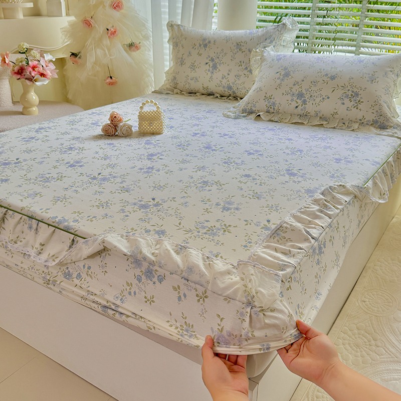 100% Cotton Floral Printed Ruf - огляд і ціна Fitted Bed Sheets Deep Pocket
