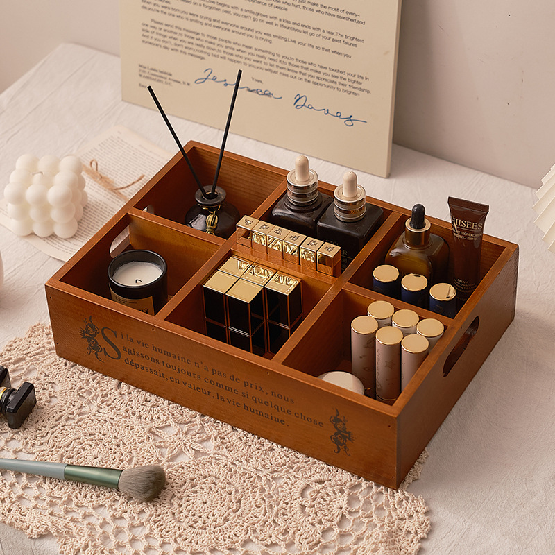 Zakka retro wooden portable si - огляд і ціна Storage & Organization
