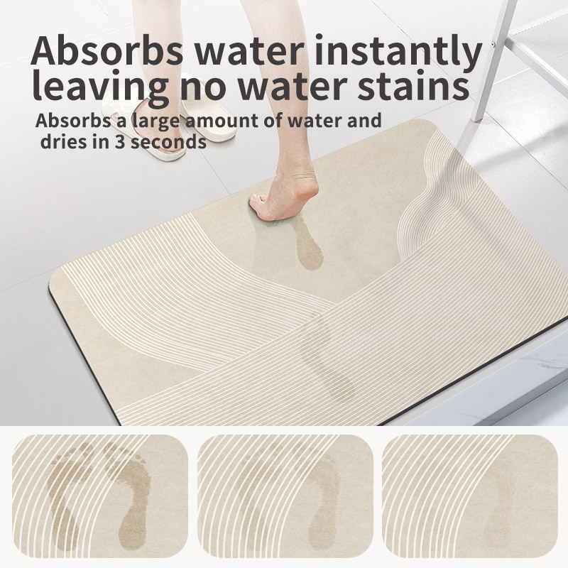 Diatomite Foot Mats Bath Mat B - огляд і ціна Quick Dry Diatomite Bath Mat