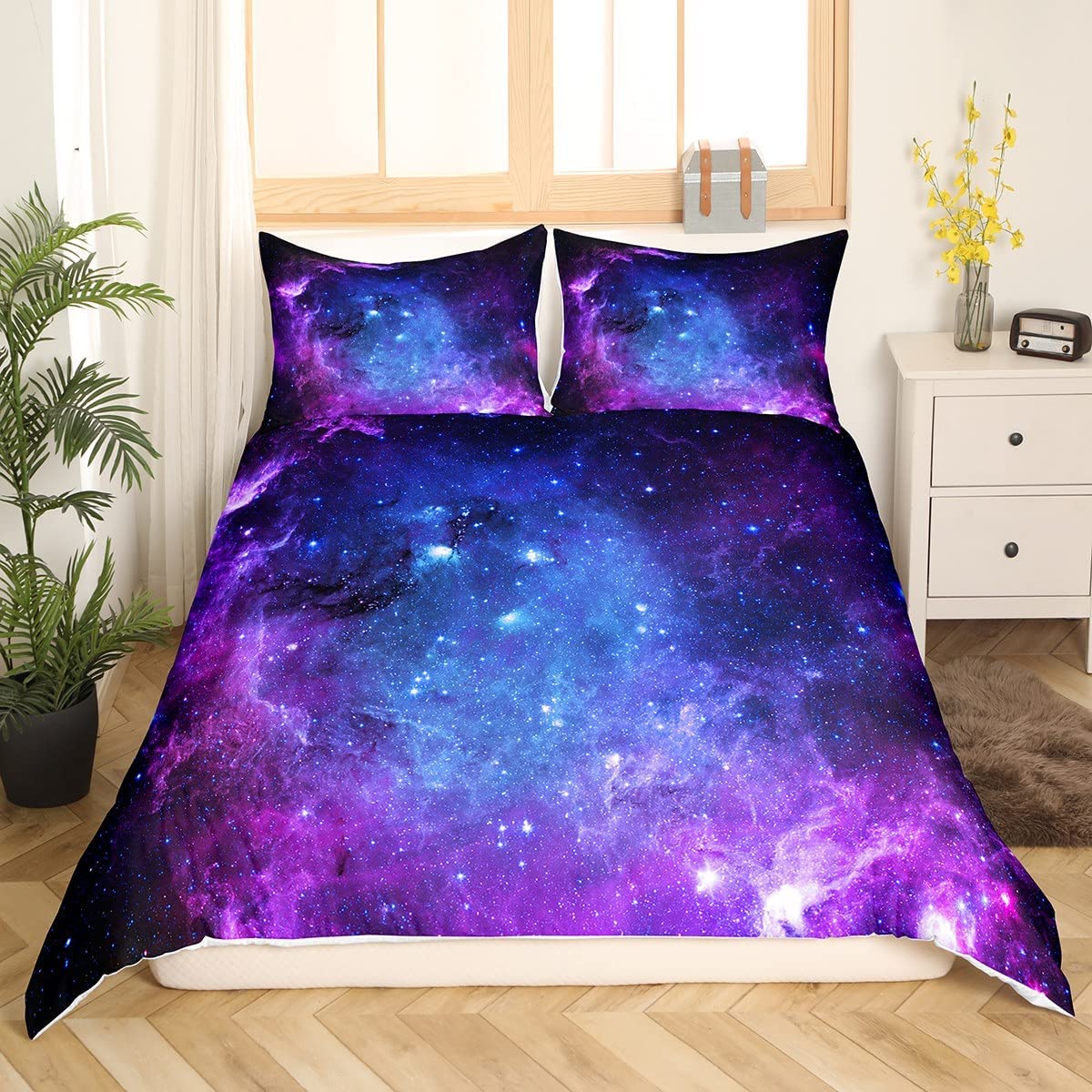 Galaxy Duvet Cover Set for Tee - огляд і ціна Duvet Cover Sets With Zipper