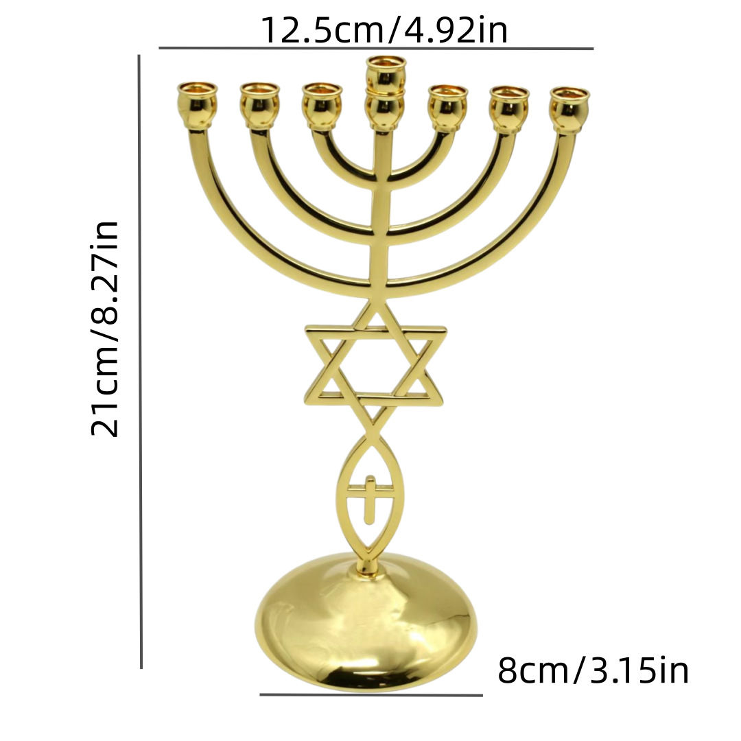 Hanukkah Seven-Headed Candle H - огляд і ціна Home Decor