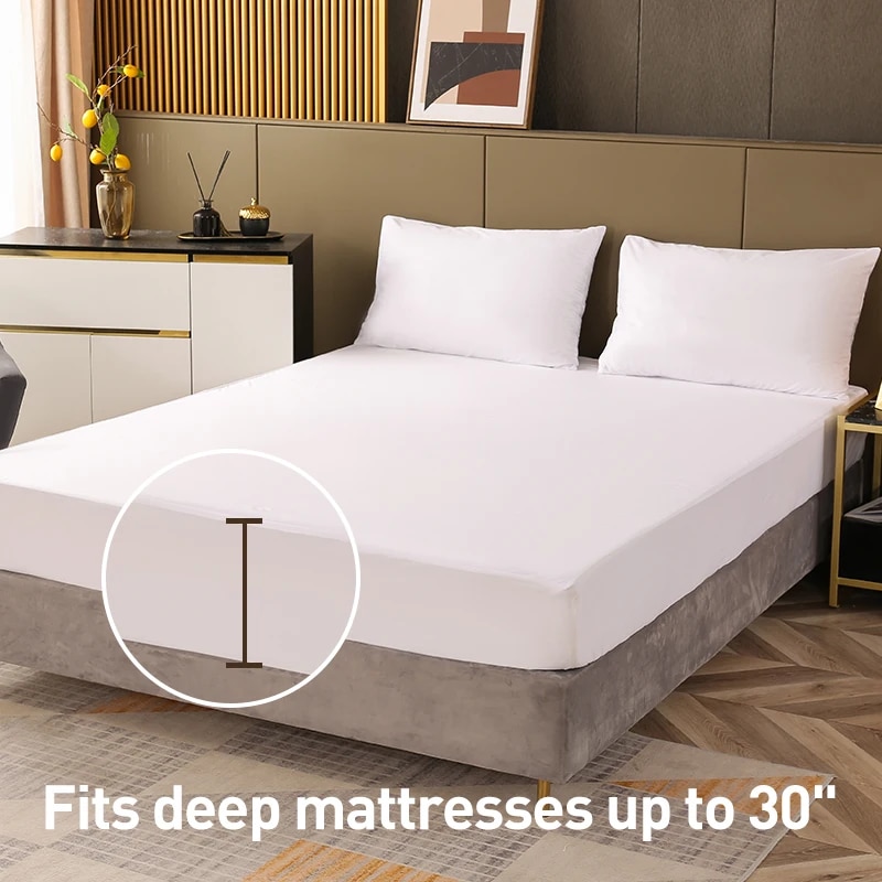 Waterproof Mattress Protector, - огляд і ціна Waterproof Mattress Protector Breathable