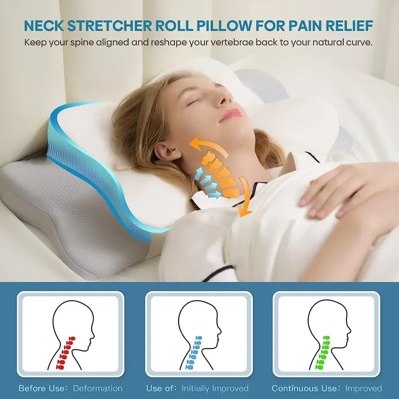 Odorless Orthopedic Pillow For - огляд і ціна Memory Foam Orthopedic Pillow Neck Pain