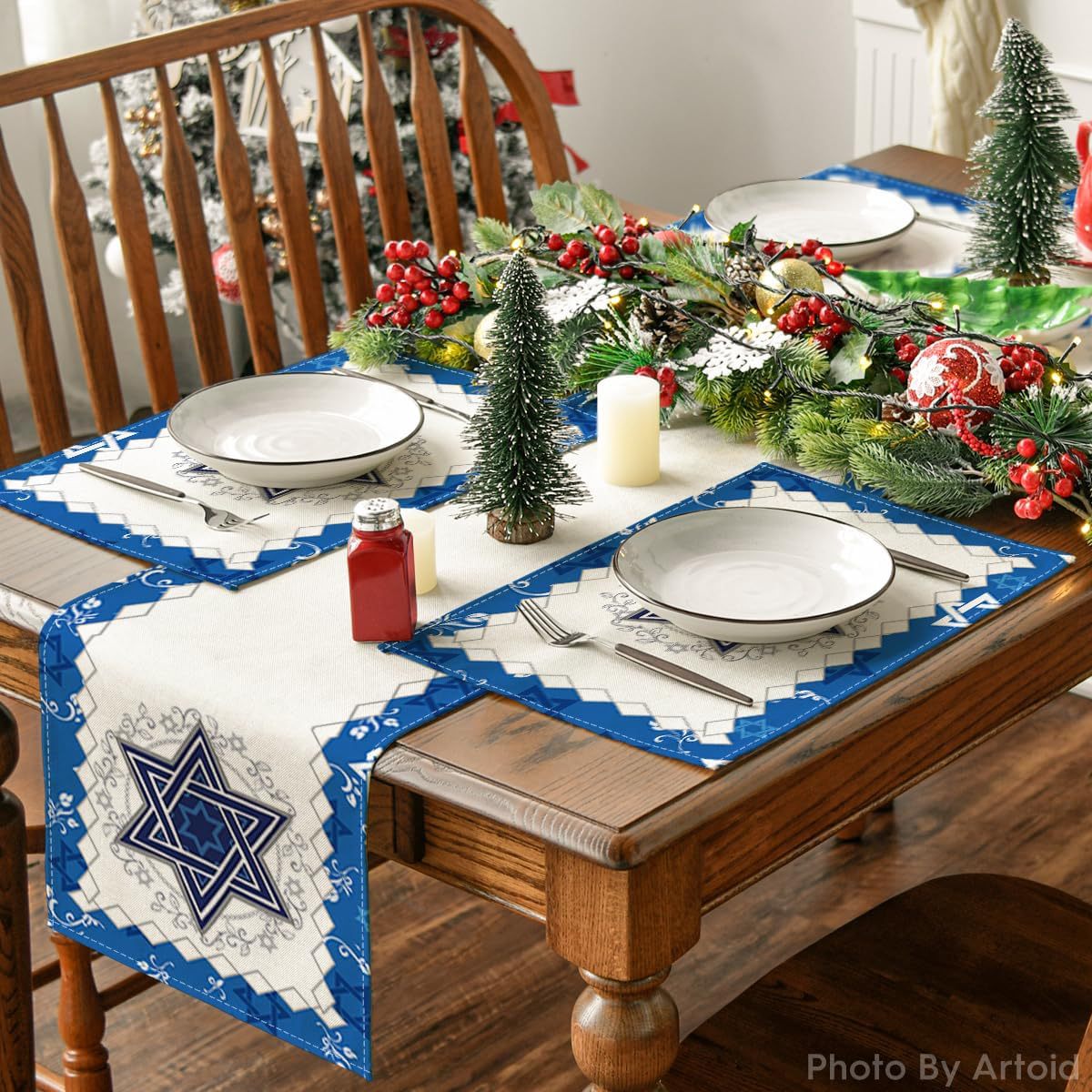 8Pcs Jewish Holiday Placemat S - огляд і ціна Kitchen