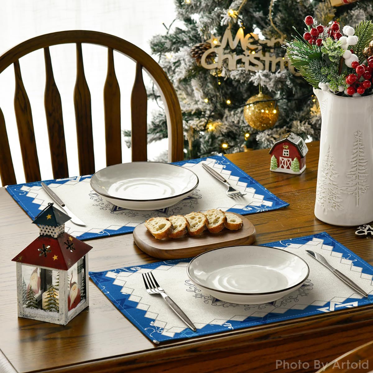 8Pcs Jewish Holiday Placemat S - огляд і ціна Kitchen