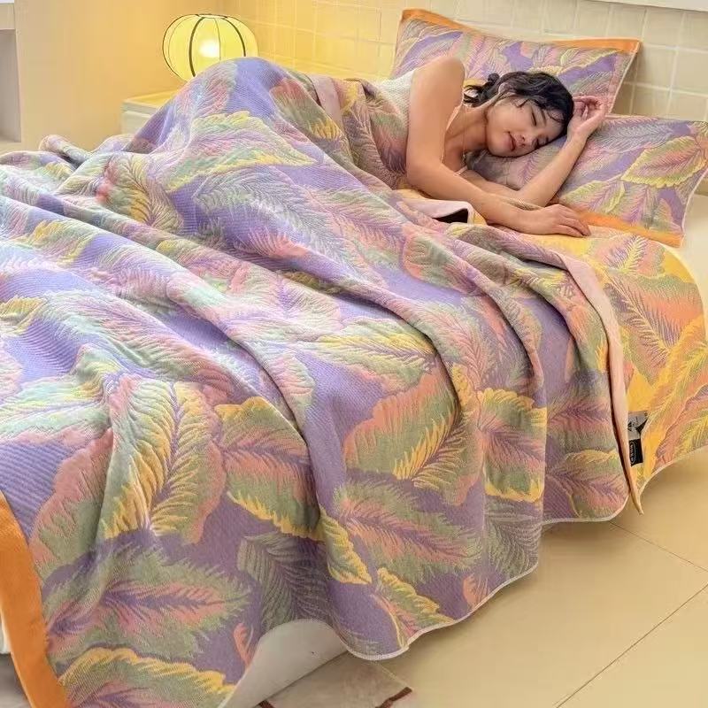 6-Layer Muslin Blanket Queen S - огляд і ціна Muslin Cotton Bedspread