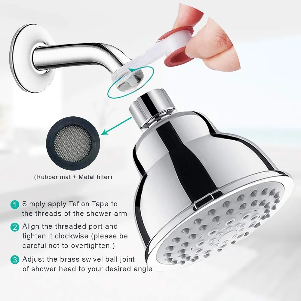 High Pressure Handheld Shower  - огляд і ціна High Pressure Shower Head Handheld