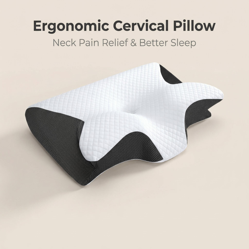 Memory Foam Pillow Cervical Pi - огляд і ціна Memory Foam Orthopedic Pillow Neck Pain