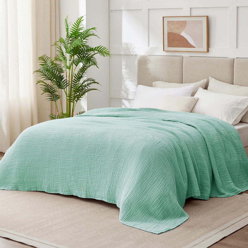 6 Layers Cotton Muslin Blanket - огляд і ціна Muslin Cotton Bedspread