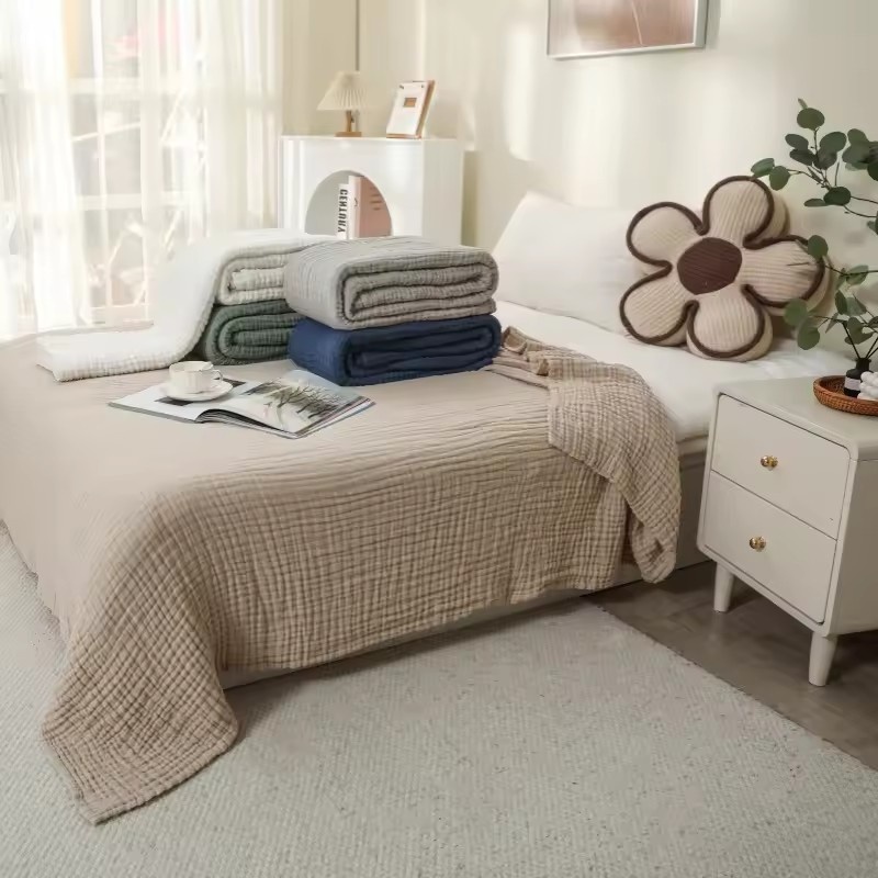 6 Layers Cotton Muslin Blanket - огляд і ціна Muslin Cotton Bedspread