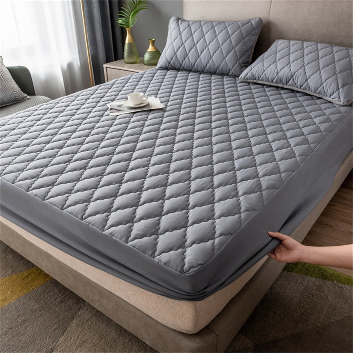 Learned- Waterproof Fitted Bed - огляд і ціна Waterproof Mattress Protector Breathable