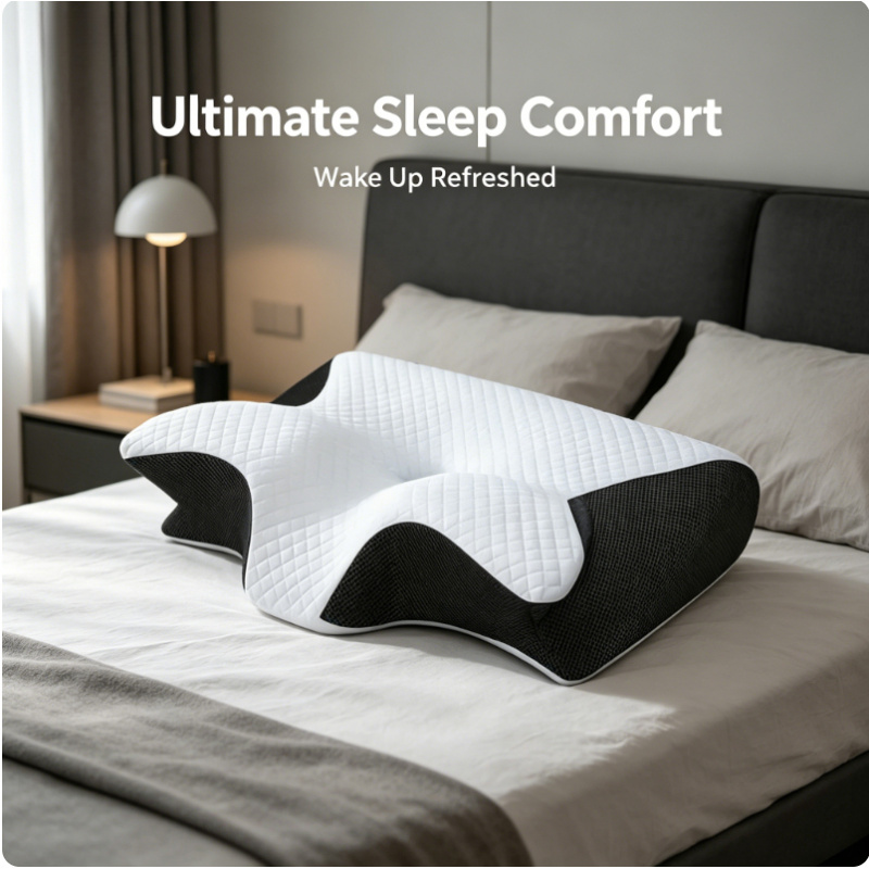 Memory Foam Cervical Pillow fo - огляд і ціна Memory Foam Orthopedic Pillow Neck Pain
