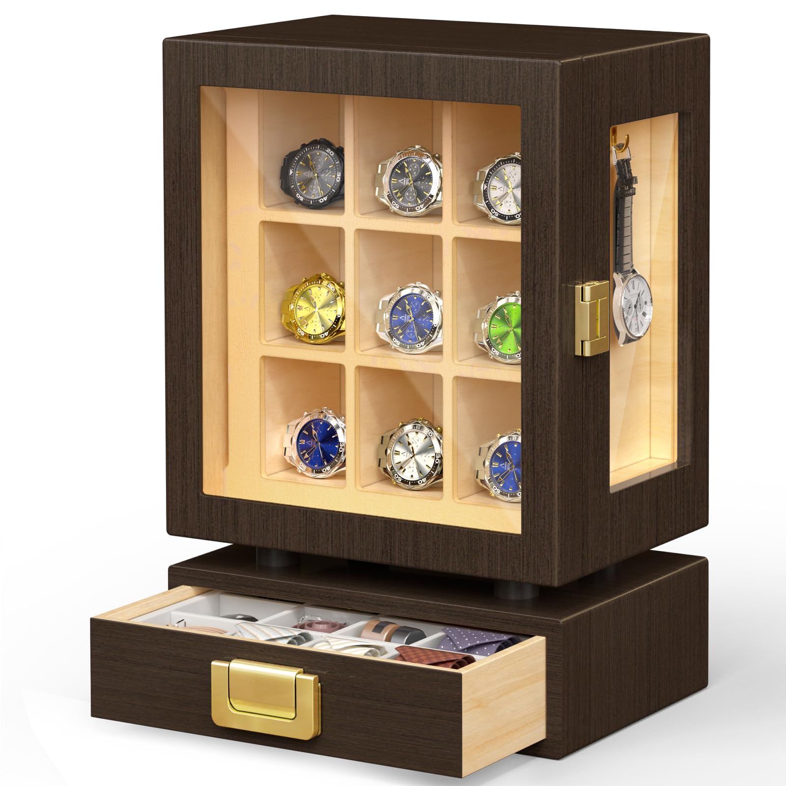Custom Rectangle Wooden Watch  - огляд і ціна Storage & Organization