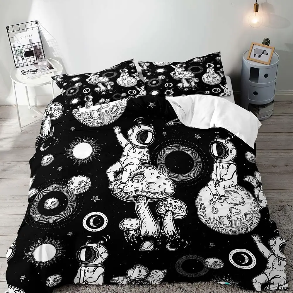 Astronaut Duvet Cover Set Cart - огляд і ціна Duvet Cover Sets With Zipper