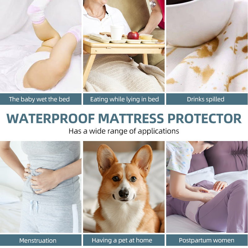 Queen Waterproof Mattress Prot - огляд і ціна Waterproof Mattress Protector Breathable