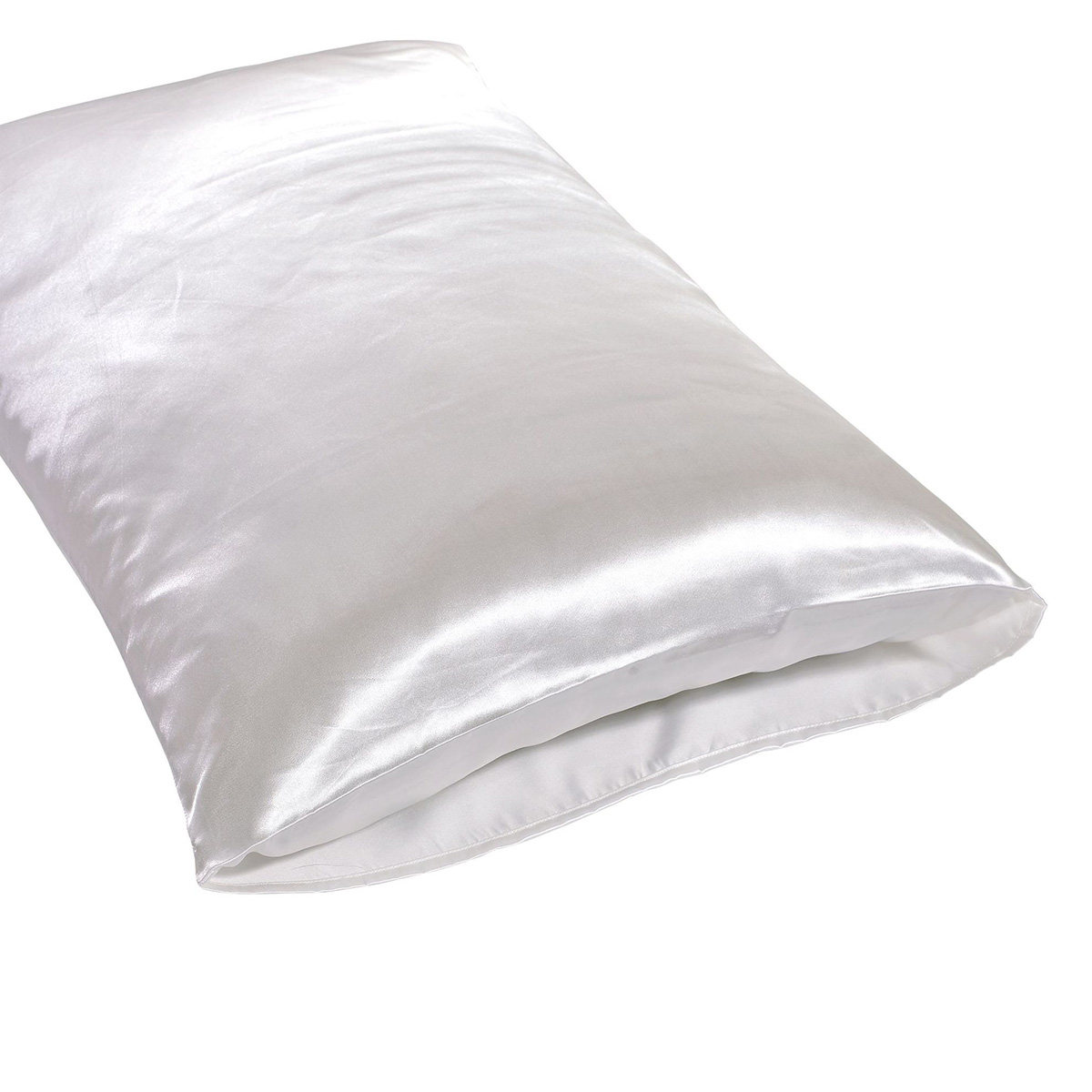 1 Pair Silky Silk Pillow Cover - огляд і ціна Satin Silk Pillowcase Hair Skin