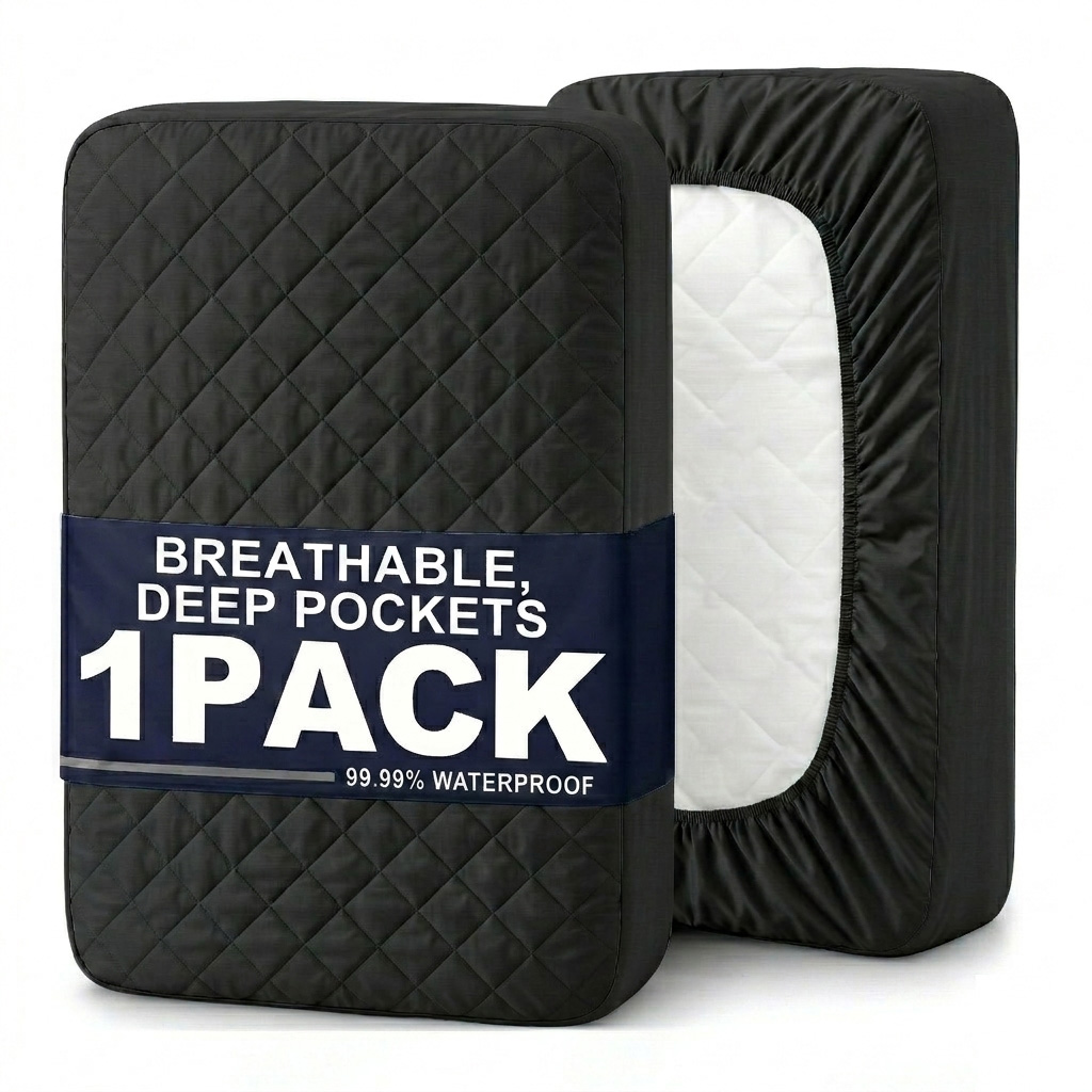 1pc Modern Soft Breathable Wat - огляд і ціна Waterproof Mattress Protector Breathable