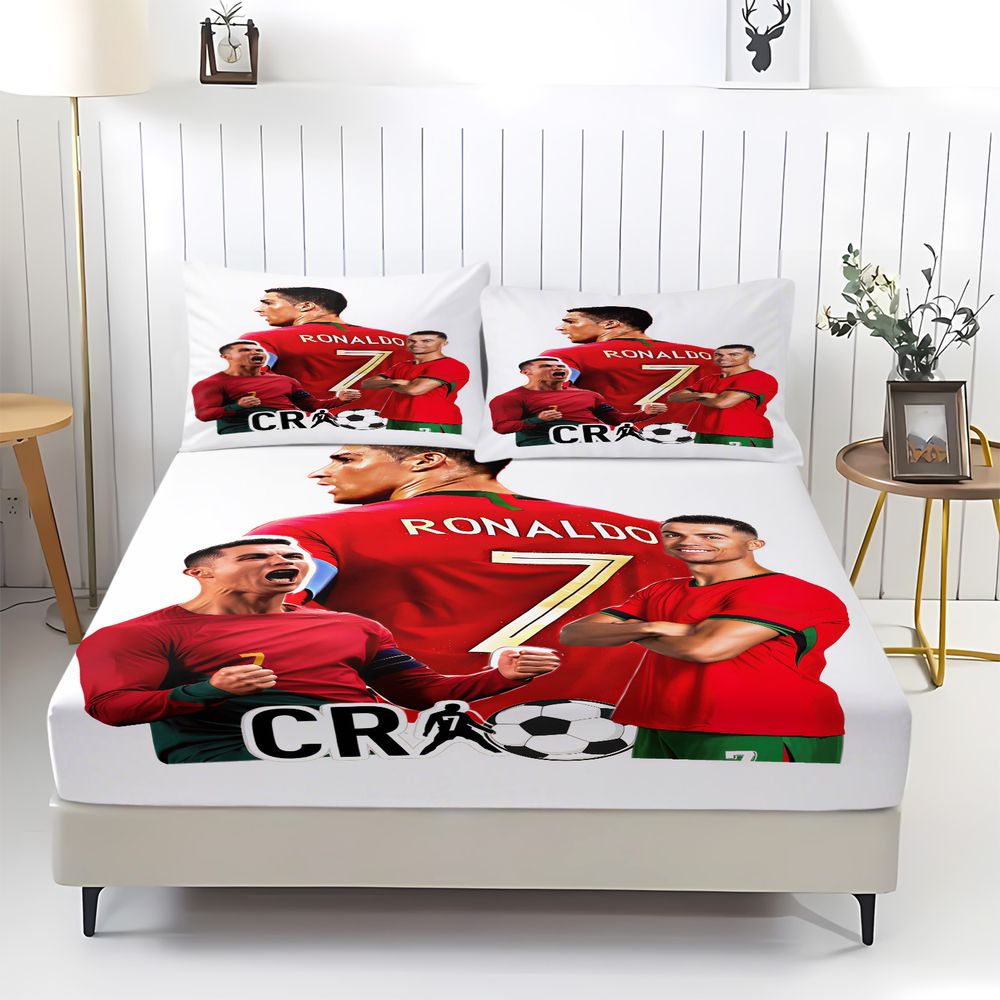 Digital Print Fitted Sheet Set - огляд і ціна Fitted Bed Sheets Deep Pocket