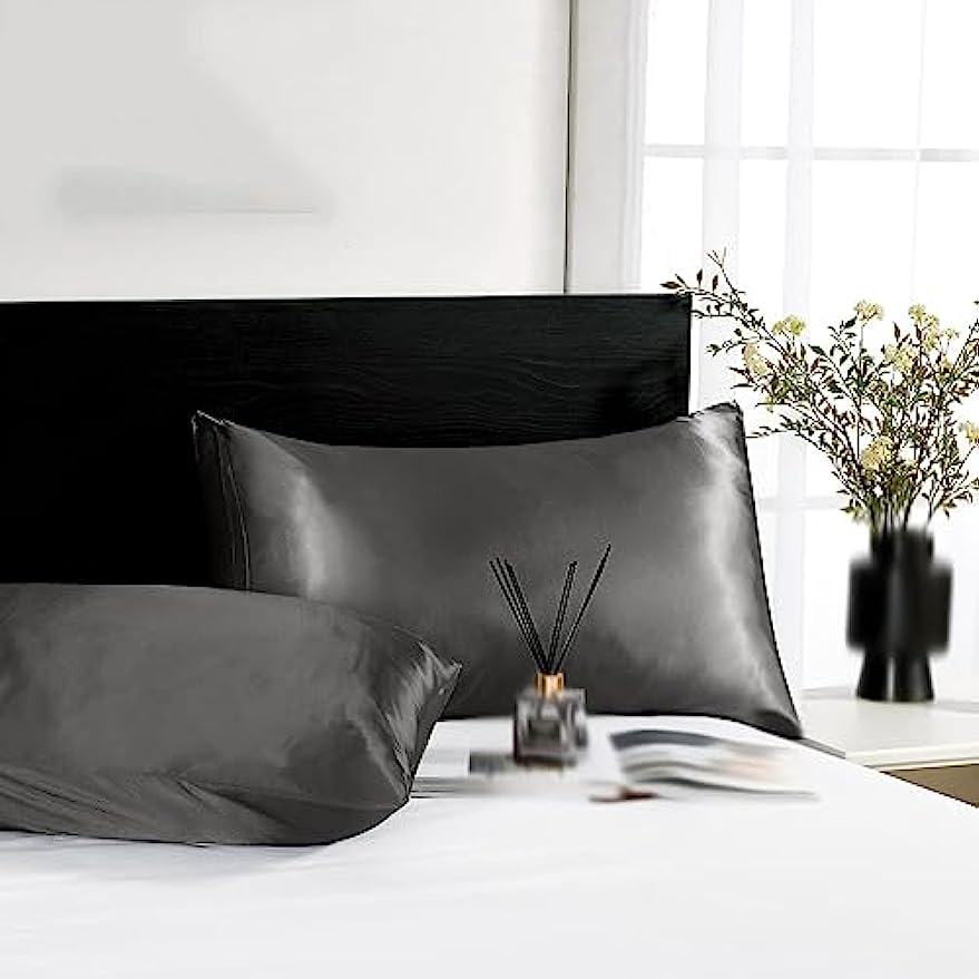 2pcs Satin Silk Pillowcase for - огляд і ціна Satin Silk Pillowcase Hair Skin