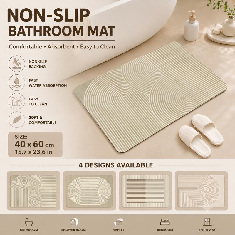Diatomite Bath Mat Quick Dry A - огляд і ціна Quick Dry Diatomite Bath Mat