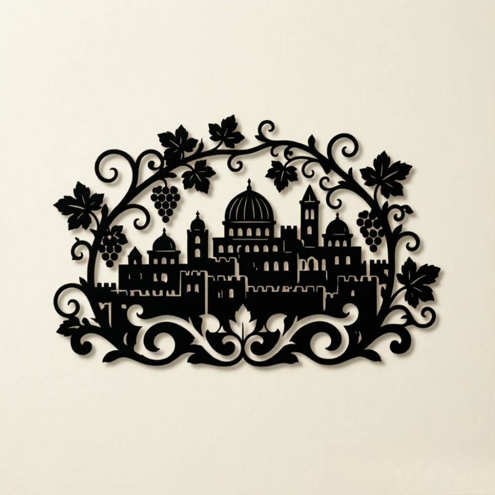 CIFBUY Iron Wall Art Jerusalem - огляд і ціна Home Decor