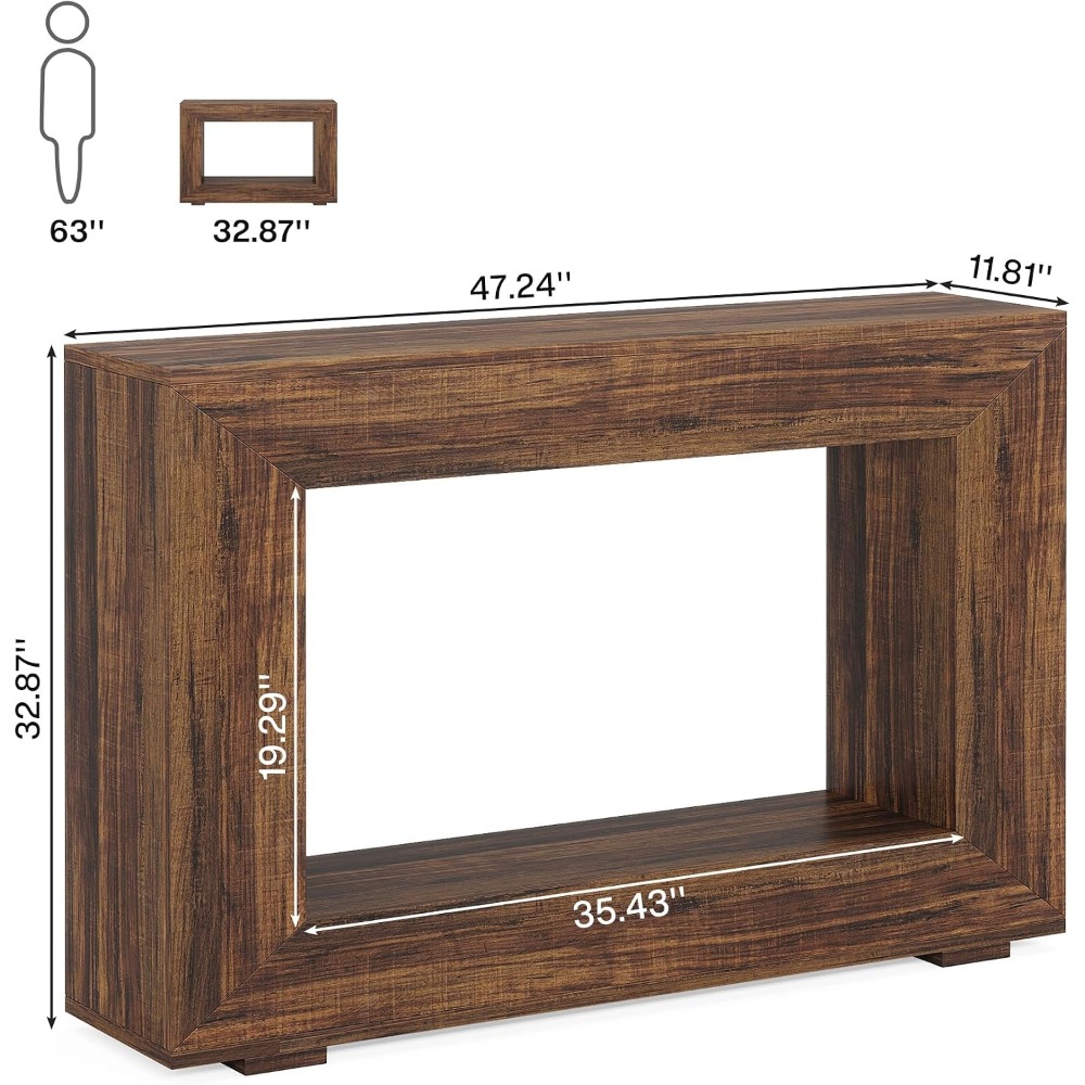47 Inch Farmhouse Console Tabl - огляд і ціна Storage & Organization