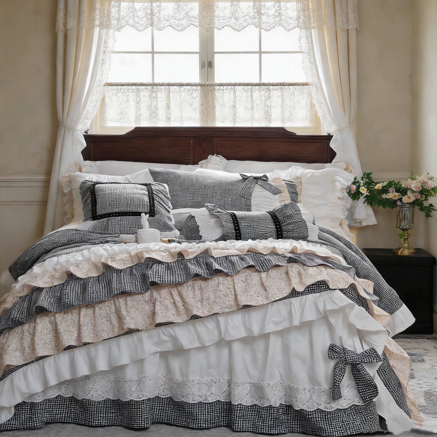 Country Cottagecore Bedding Se - огляд і ціна Aesthetic Floral Duvet Cover