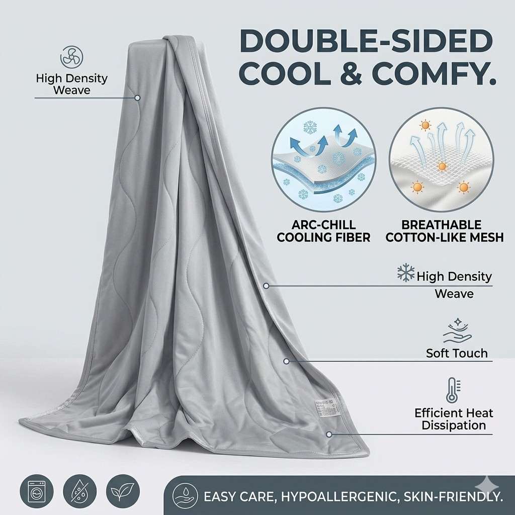 Lightweight Breathable Cooling - огляд і ціна Cooling Blanket Hot Sleepers