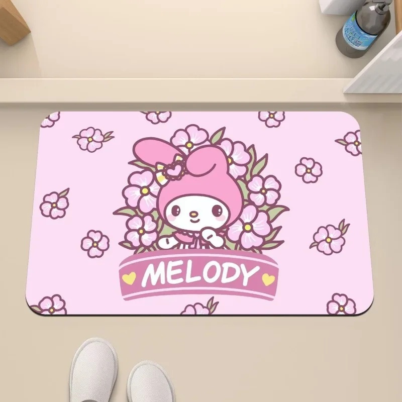 Hello Kitty Cherry Blossom Dia - огляд і ціна Quick Dry Diatomite Bath Mat